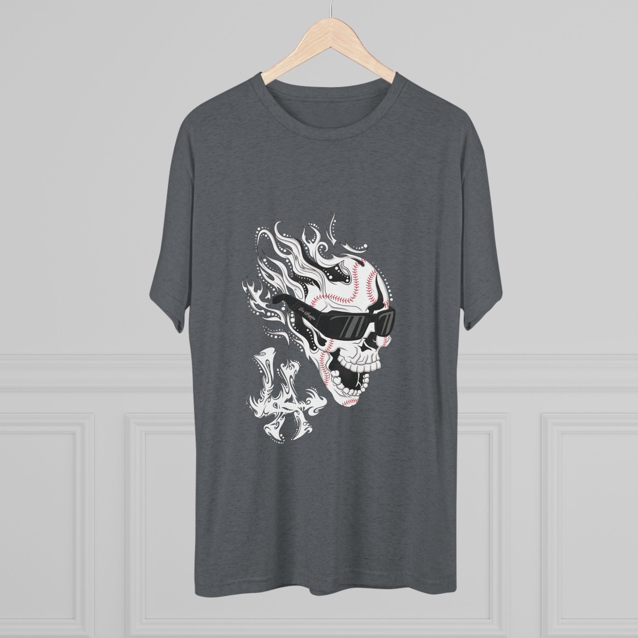 Bats and Bones T-Shirt | Los Angeles 'Villains' Baseball Collection