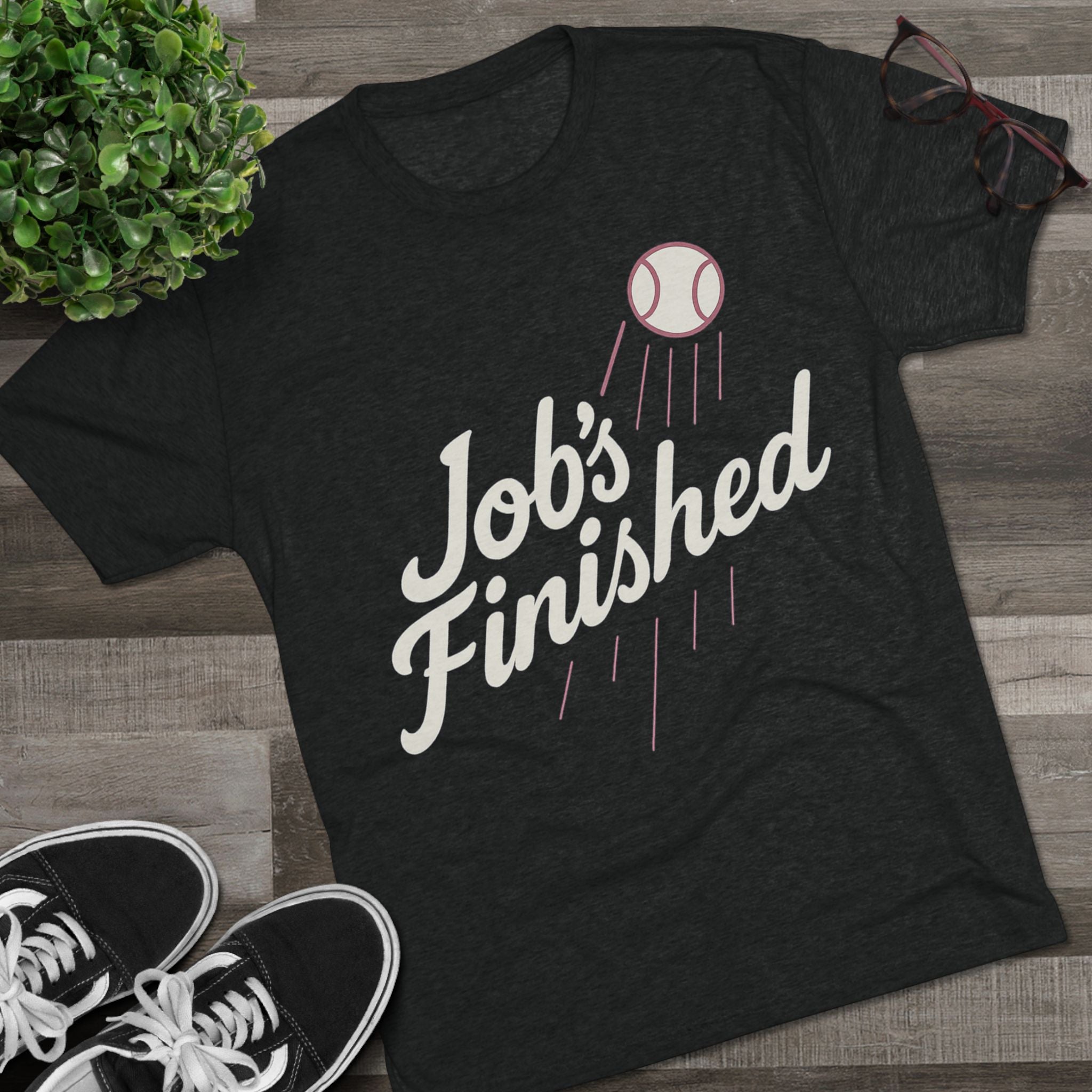Jobs Finished | Back-to-Back Champions Tee | Los Angeles Baseball Collection