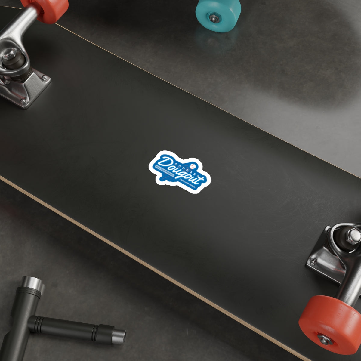 The Dougout Podcast for the Nation Die Cut Sticker