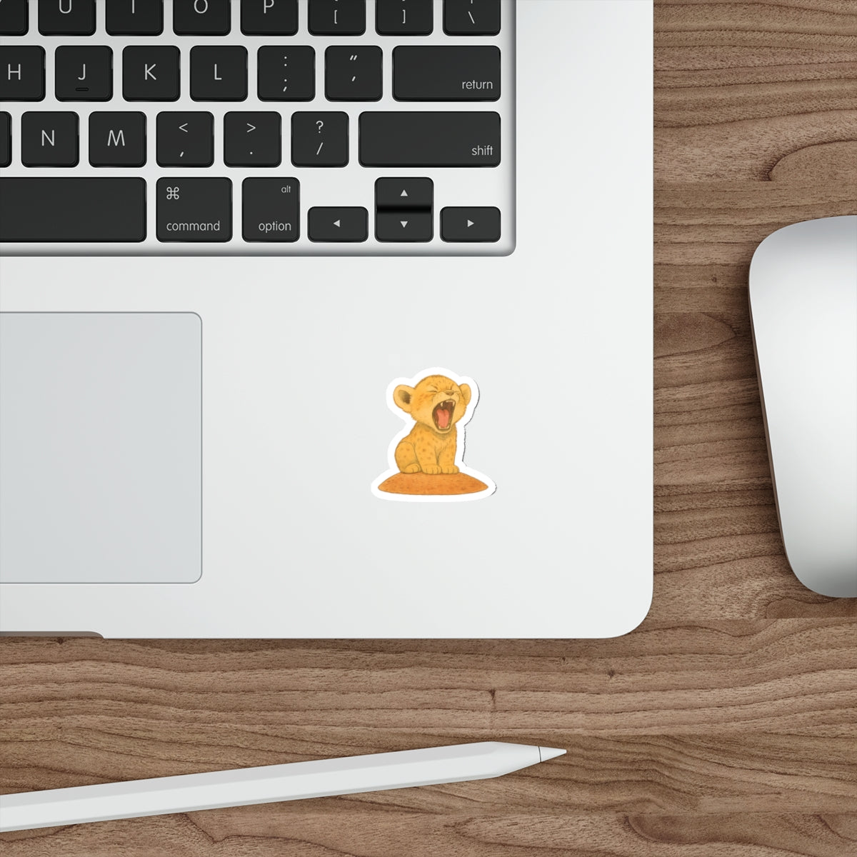 Heart of a Lion Die Cut Sticker