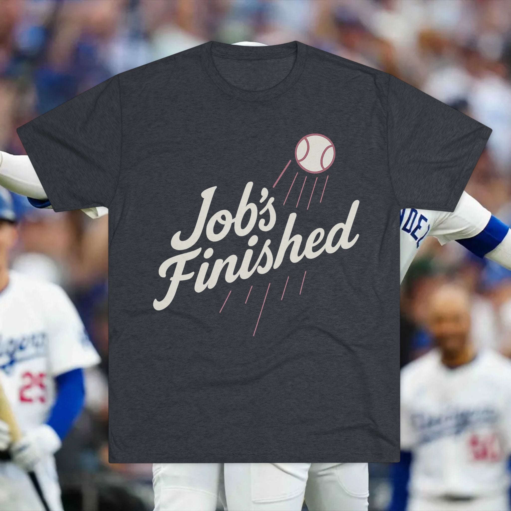 Jobs Finished | Back-to-Back Champions Tee | Los Angeles Baseball Collection