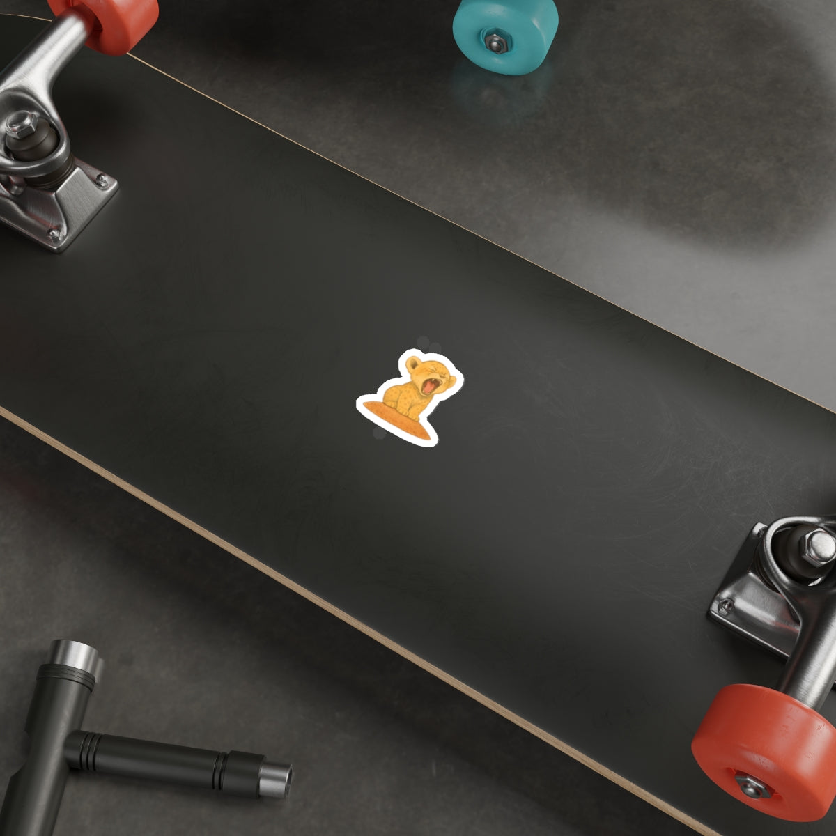 Heart of a Lion Die Cut Sticker