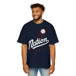 The Nation Heavyweight Tee – Legacy Runs Deep | LA Baseball Collection