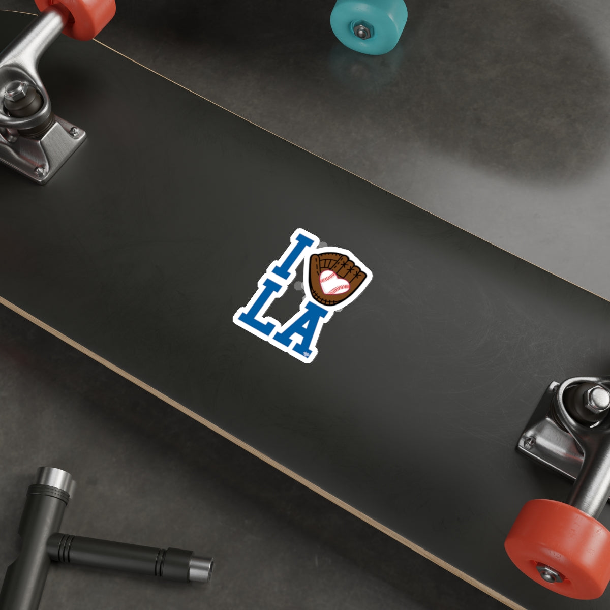 I gLove LA Die Cut Sticker