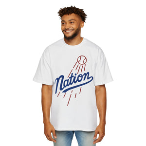 The Nation Heavyweight Tee – Legacy Runs Deep | LA Baseball Collection