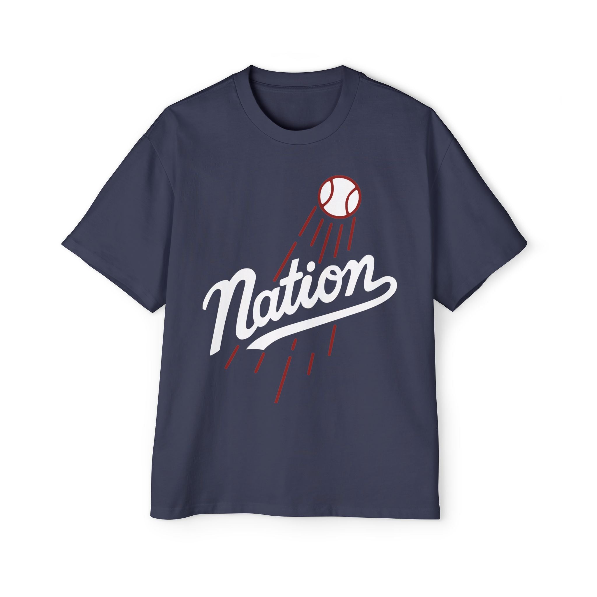 The Nation Heavyweight Tee – Legacy Runs Deep | LA Baseball Collection