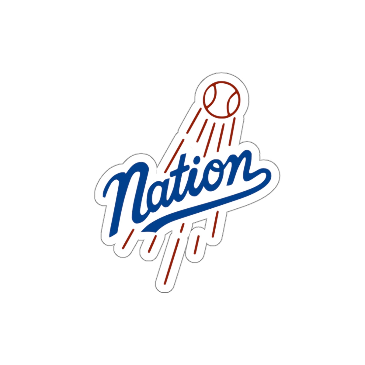 The Nation - Original Design Die Cut Sticker – Gearup Los Angeles