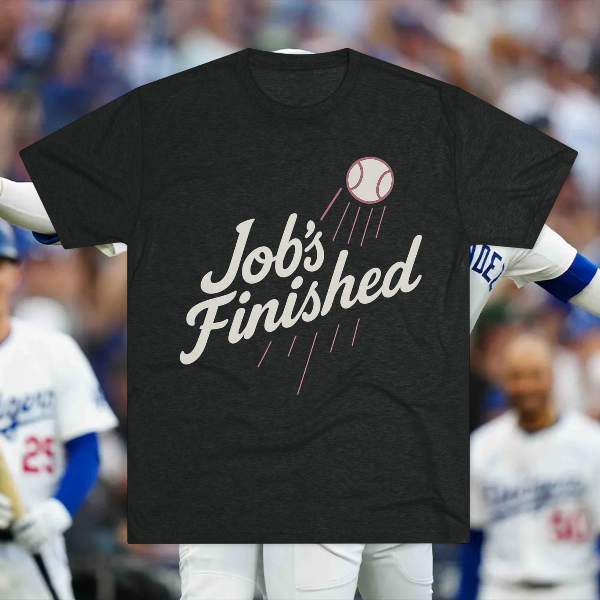 Jobs Finished | Back-to-Back Champions Tee | Los Angeles Baseball Collection