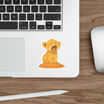 Load image into Gallery viewer, Heart of a Lion Die Cut Sticker
