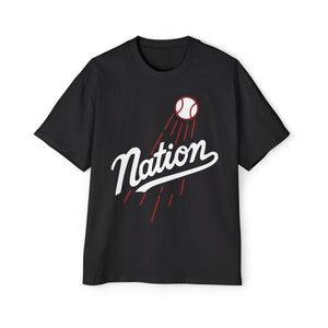 The Nation Heavyweight Tee – Legacy Runs Deep | LA Baseball Collection