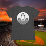 Load image into Gallery viewer, The 3 Sisters at Sunset | Women&#39;s | Los Angeles Baseball Collection
