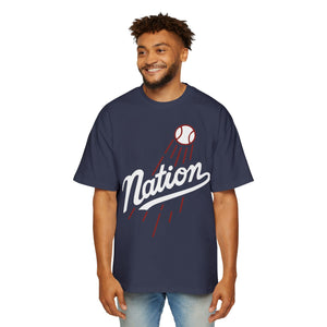 The Nation Heavyweight Tee – Legacy Runs Deep | LA Baseball Collection