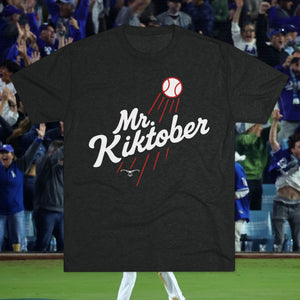 Mr. Kiktober – The Clutch Season Tee | LA Baseball Collection