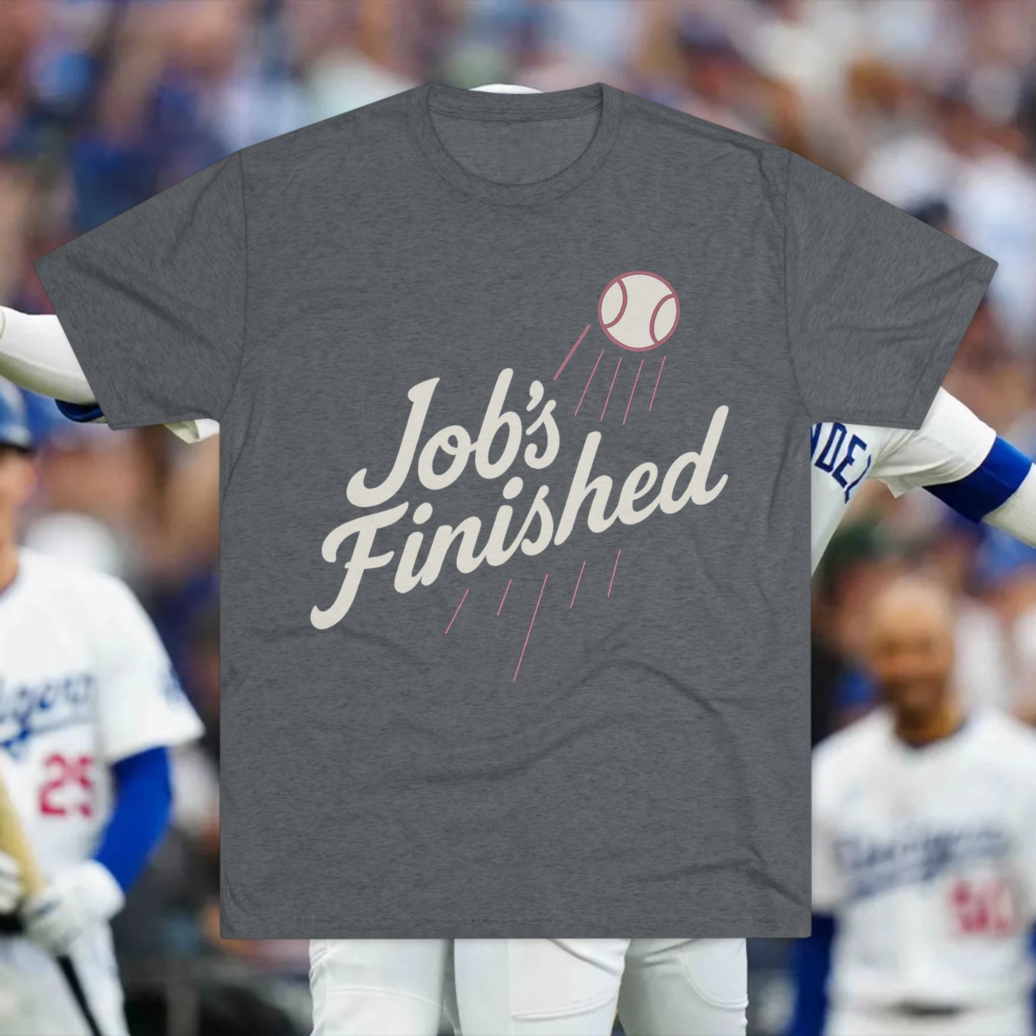 Jobs Finished | Back-to-Back Champions Tee | Los Angeles Baseball Collection