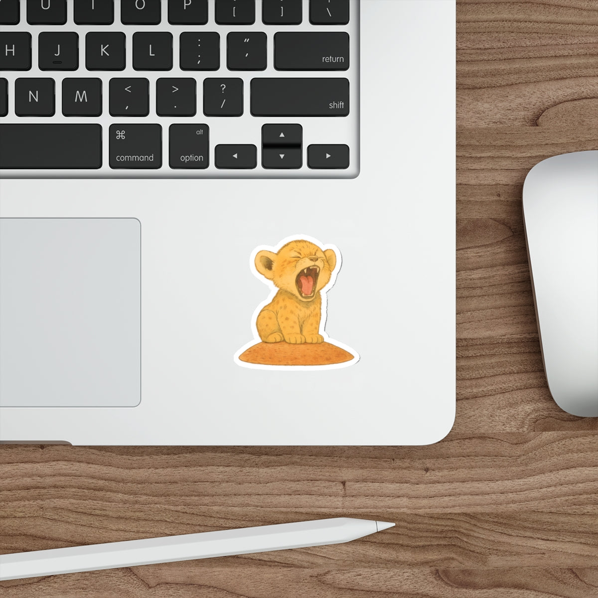 Heart of a Lion Die Cut Sticker
