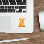 Load image into Gallery viewer, Heart of a Lion Die Cut Sticker
