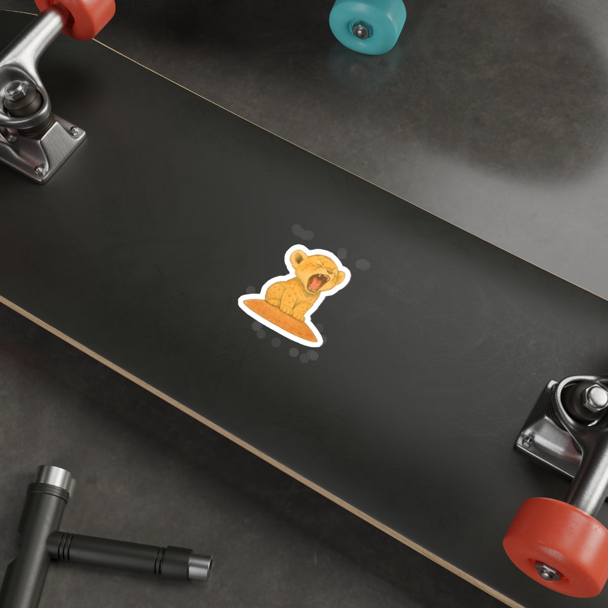 Heart of a Lion Die Cut Sticker