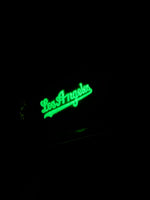 Load image into Gallery viewer, New Era 5950 Dodgers Glow in the Dark Hat - Brown/Black
