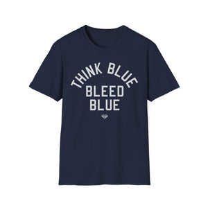 Think Blue Bleed Blue | Global Shipping | LA Baseball Collection
