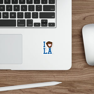 I gLove LA Die Cut Sticker
