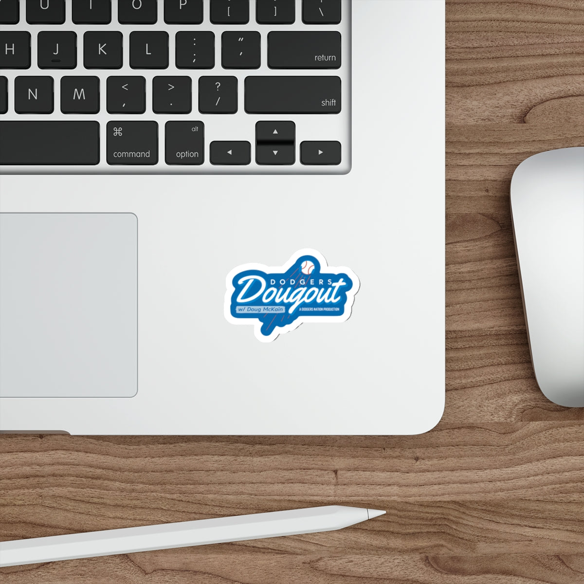 The Dougout Podcast for the Nation Die Cut Sticker