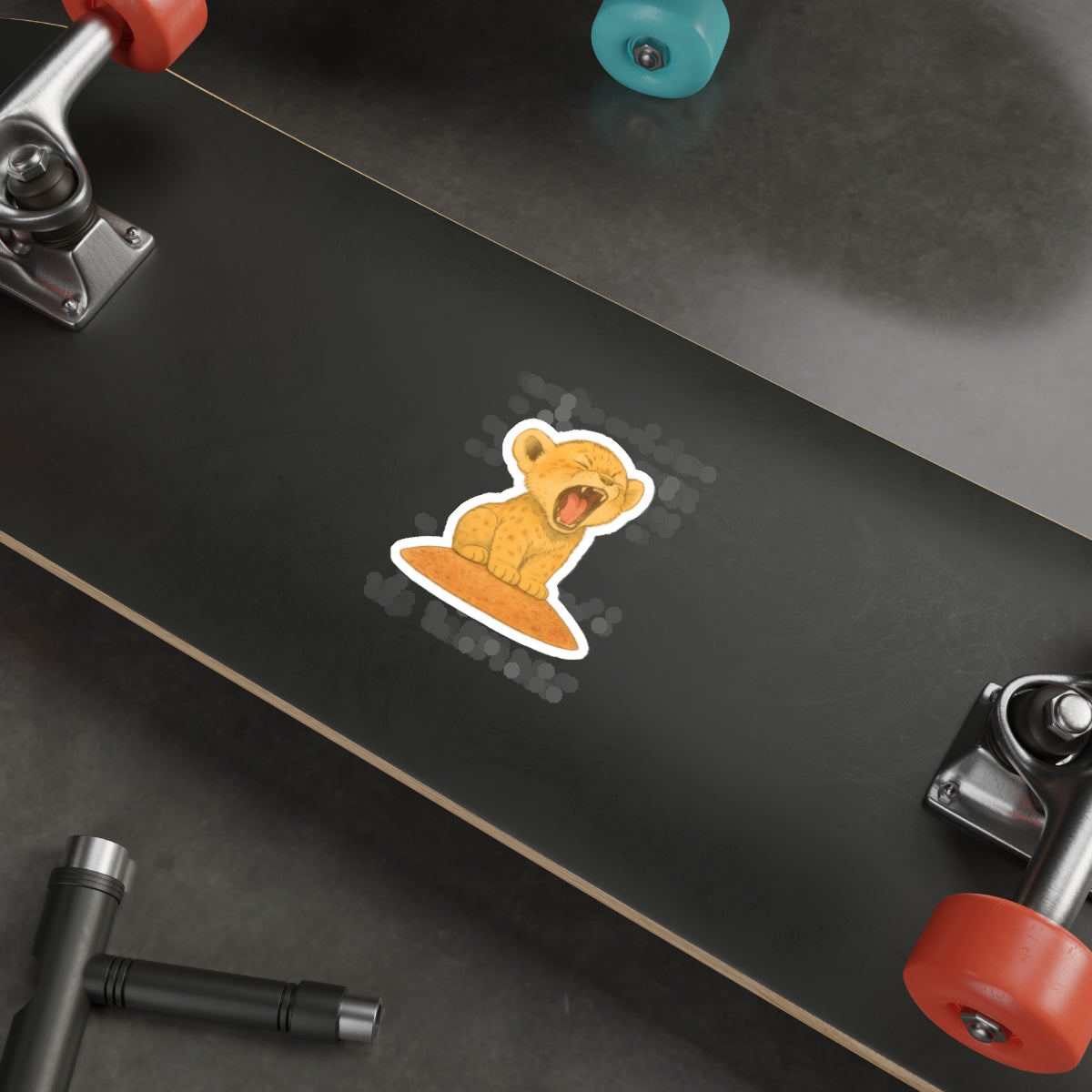 Heart of a Lion Die Cut Sticker