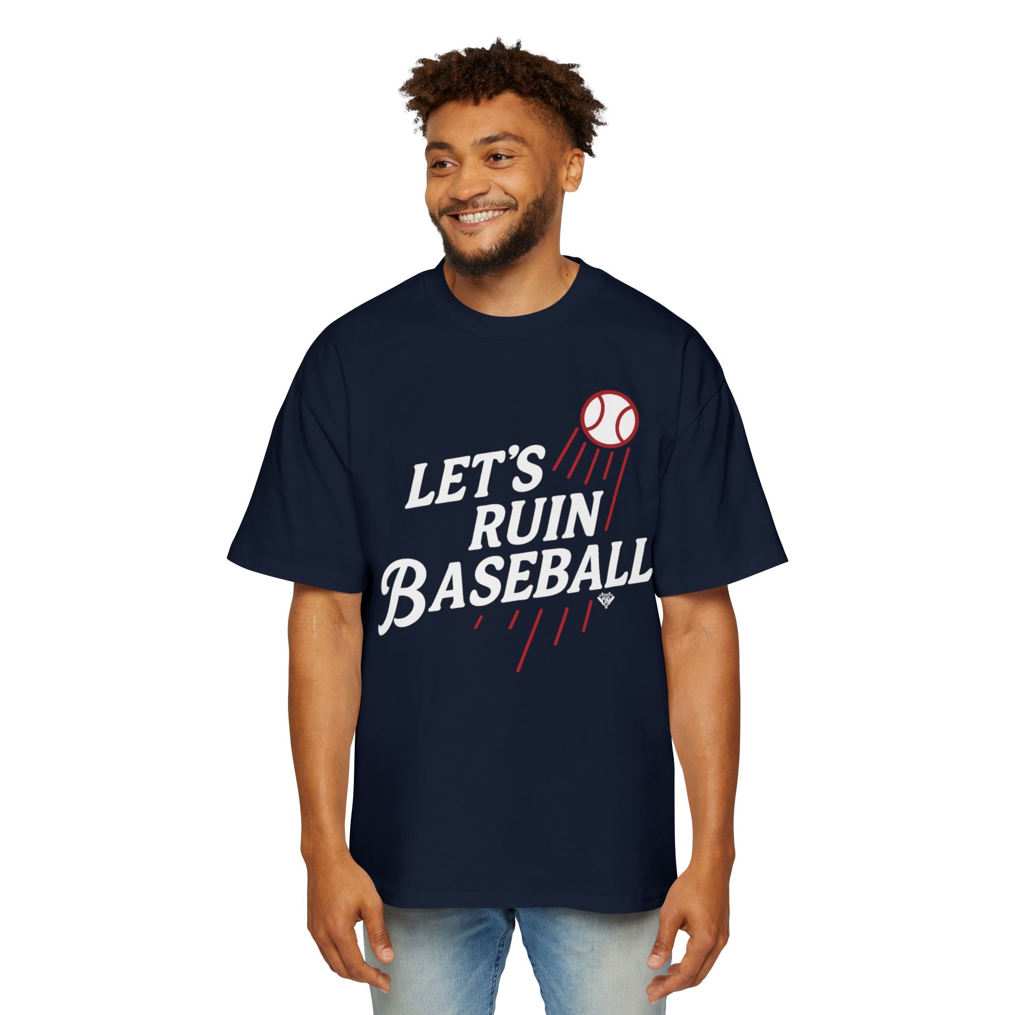 Let’s Ruin Baseball Heavyweight Tee – Built to Win | LA Baseball Collection