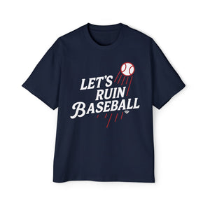 Let’s Ruin Baseball Heavyweight Tee – Built to Win | LA Baseball Collection