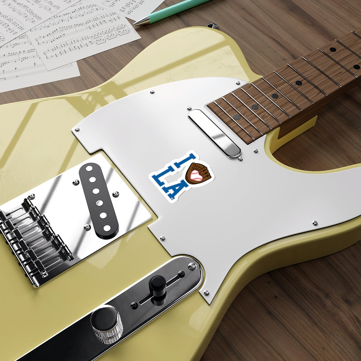 I gLove LA Die Cut Sticker