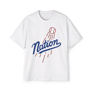 The Nation Heavyweight Tee – Legacy Runs Deep | LA Baseball Collection