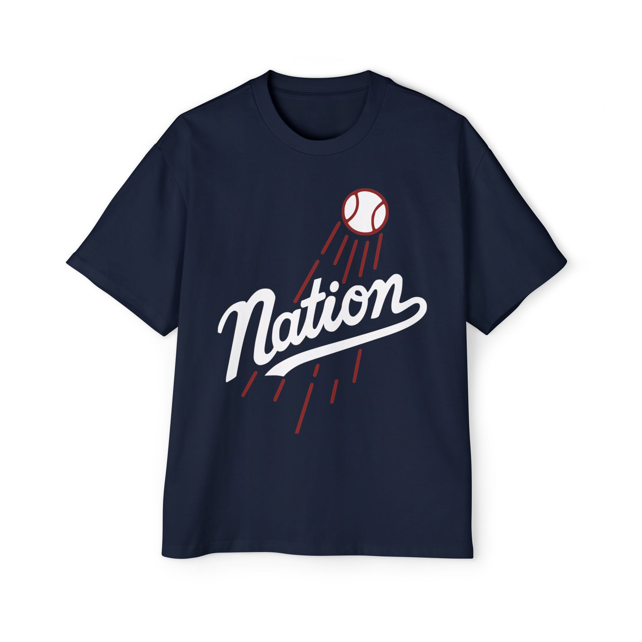 The Nation Heavyweight Tee – Legacy Runs Deep | LA Baseball Collection