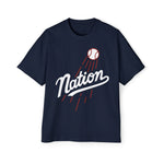 Load image into Gallery viewer, The Nation Heavyweight Tee – Legacy Runs Deep | LA Baseball Collection
