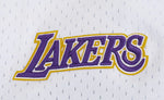 Load image into Gallery viewer, Pro Standard LA Lakers Script Tail Mesh Button Down Shirt - White/Black
