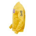 Load image into Gallery viewer, Pro Standard LA Lakers Big Logo Satin Jacket - Gold
