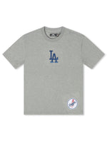 Load image into Gallery viewer, Pro Standard La Dodgers Wingspan Drop Shoulder Tee - Dark Heather Grey
