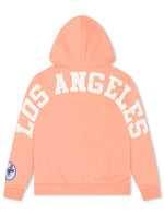 Load image into Gallery viewer, Pro Standard La Dodgers Wingspan Drop Shoulder Hoodie - Guava

