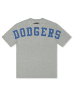 Load image into Gallery viewer, Pro Standard La Dodgers Wingspan Drop Shoulder Tee - Dark Heather Grey
