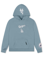 Load image into Gallery viewer, Pro Standard La Dodgers Wingspan Drop Shoulder Hoodie - Steel Blue
