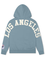 Load image into Gallery viewer, Pro Standard La Dodgers Wingspan Drop Shoulder Hoodie - Steel Blue
