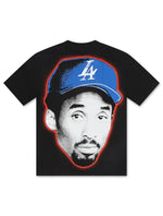 Load image into Gallery viewer, Stargazing Kobe Face T-Shirt - Black
