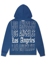 Load image into Gallery viewer, Pro Standard Dodgers Stacked Los Angeles Hoodie - Dark Blue
