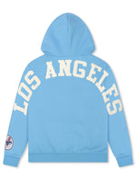 Load image into Gallery viewer, Pro Standard La Dodgers Wingspan Drop Shoulder Hoodie - University Blue
