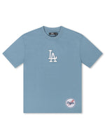 Load image into Gallery viewer, Pro Standard La Dodgers Wingspan Drop Shoulder Tee - Steel Blue
