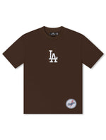 Load image into Gallery viewer, Pro Standard La Dodgers Wingspan Drop Shoulder Tee - Brown
