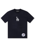 Load image into Gallery viewer, Pro Standard La Dodgers Wingspan Drop Shoulder Tee - Midnight Navy

