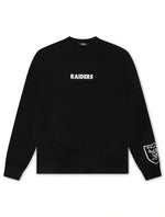 Load image into Gallery viewer, Pro Standard Raiders Wingspan Drop Shoulder Crewneck - Black
