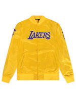 Load image into Gallery viewer, Pro Standard LA Lakers Big Logo Satin Jacket - Gold
