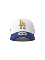 Load image into Gallery viewer, New Era 940 LA Dodgers 2024 World Series Snapback - White/Gold
