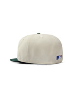 Load image into Gallery viewer, New Era 5950 Dodgers Upside Down LA World Series Hat - Chrome/Green
