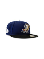 Load image into Gallery viewer, New Era 5950 LA Dodgers Mascot Hat - Blue/Black
